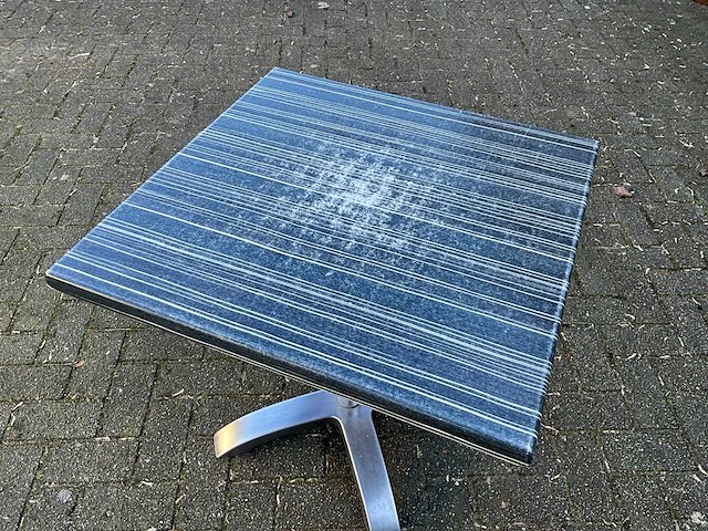 Aluminium terrastafels (4x) - afbeelding 3 van  6