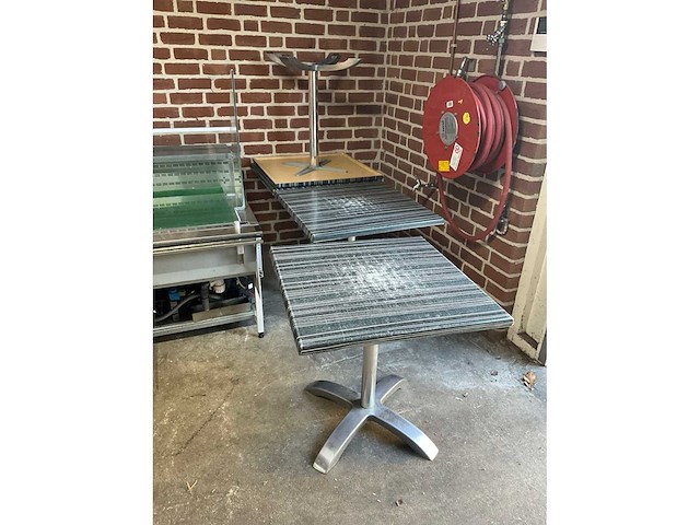 Aluminium terrastafels (4x) - afbeelding 6 van  6