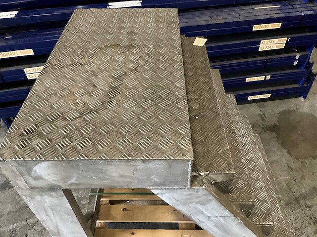 Aluminium trap 6-trede 100x120x100cm - afbeelding 3 van  4