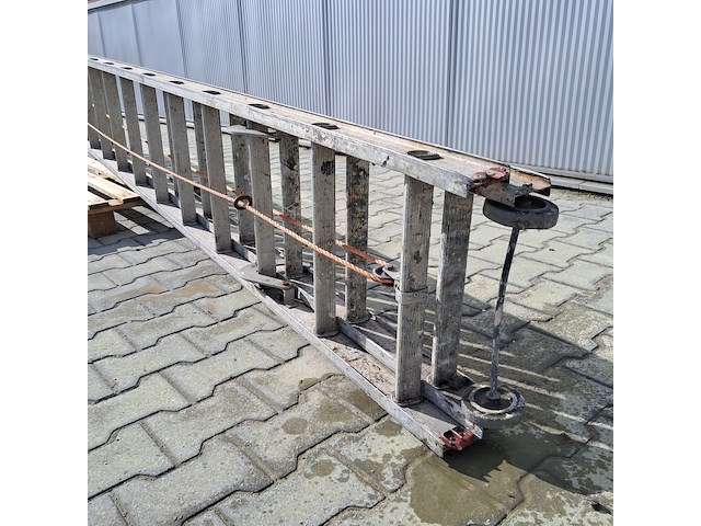 Aluminium trekladder, altrex, 16 treeds, onbek. - afbeelding 6 van  7