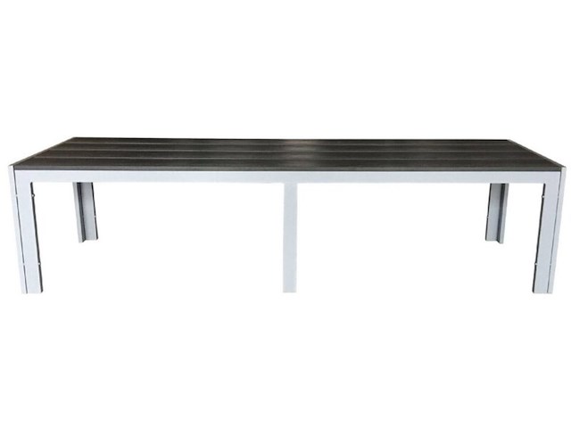 Aluminium tuinbank 150 cm zilver, pure home & garden, zilver - afbeelding 1 van  5