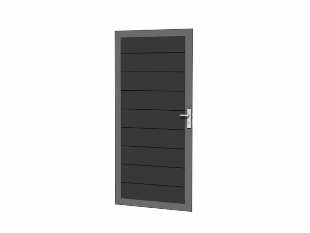 Aluminium tuindeur - antraciet - 183x93 cm (10x) - afbeelding 1 van  7