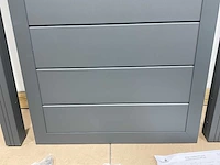 Aluminium tuindeur - antraciet - 183x93 cm (10x) - afbeelding 6 van  7