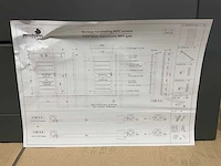 Aluminium tuindeur - antraciet - 183x93 cm (10x) - afbeelding 3 van  7