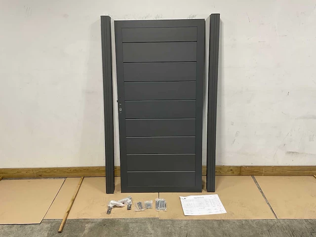 Aluminium tuindeur - antraciet - 183x93 cm (10x) - afbeelding 4 van  7