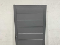 Aluminium tuindeur - antraciet - 183x93 cm - afbeelding 4 van  9