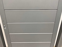 Aluminium tuindeur - antraciet - 183x93 cm - afbeelding 4 van  5