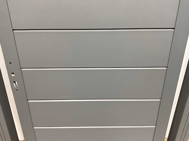 Aluminium tuindeur - antraciet - 183x93 cm - afbeelding 5 van  6