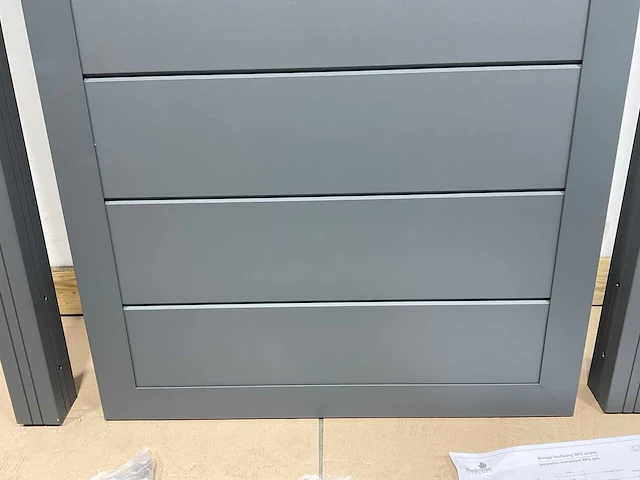 Aluminium tuindeur - antraciet - 183x93 cm - afbeelding 5 van  5