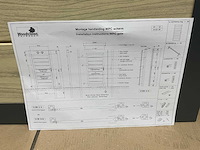 Aluminium tuindeur - houtlook eik - 183x93 cm (10x) - afbeelding 8 van  8