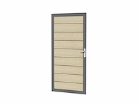 Aluminium tuindeur - houtlook eik - 183x93 cm (10x)