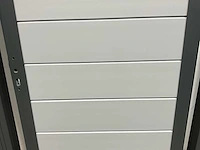 Aluminium tuindeur - lichtgrijs - 183x93 cm (10x) - afbeelding 5 van  8