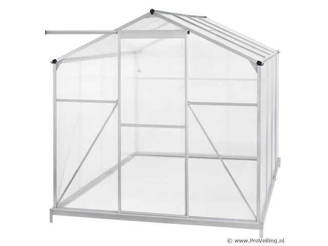 Aluminium tuinkas gh250f 4,75m² - afbeelding 13 van  14