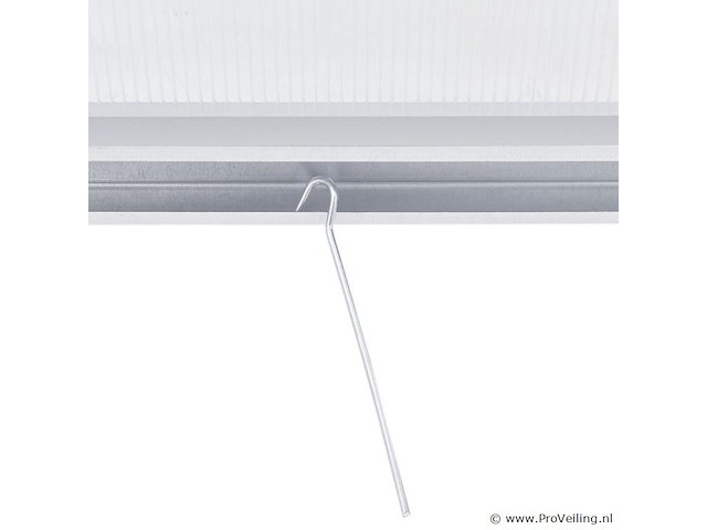 Aluminium tuinkas gh250f 4,75m² - afbeelding 9 van  14