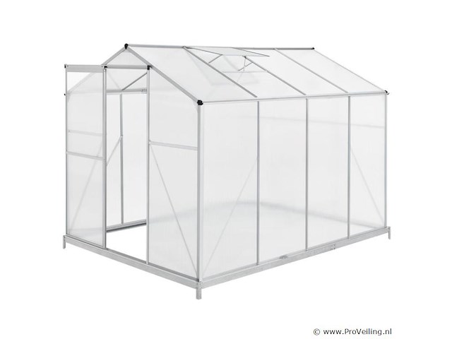 Aluminium tuinkas gh250f 4,75m² - afbeelding 14 van  14