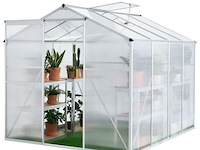 Aluminium tuinkas gh250f 4,75m² - afbeelding 12 van  14