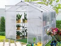 Aluminium tuinkas gh250f 4,75m² - afbeelding 7 van  14
