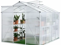 Aluminium tuinkas gh250f 4,75m² - afbeelding 12 van  14