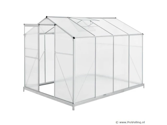 Aluminium tuinkas gh250f 4,75m² - afbeelding 14 van  14