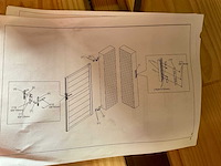 Aluminium tuinpoort zwart gecoat - 100x180 cm - afbeelding 12 van  12