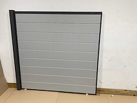 Aluminium tuinscherm - lichtgrijs - 181,5x181,5 cm (10x) - afbeelding 2 van  9