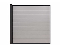 Aluminium tuinscherm - lichtgrijs - 181,5x181,5 cm (15x) - afbeelding 5 van  6