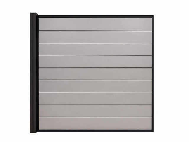 Aluminium tuinscherm - lichtgrijs - 181,5x181,5 cm (15x) - afbeelding 8 van  10
