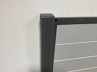 Aluminium tuinscherm - lichtgrijs - 181,5x181,5 cm (2x) - afbeelding 6 van  10