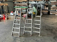 Aluminium uitzettrap (3x)