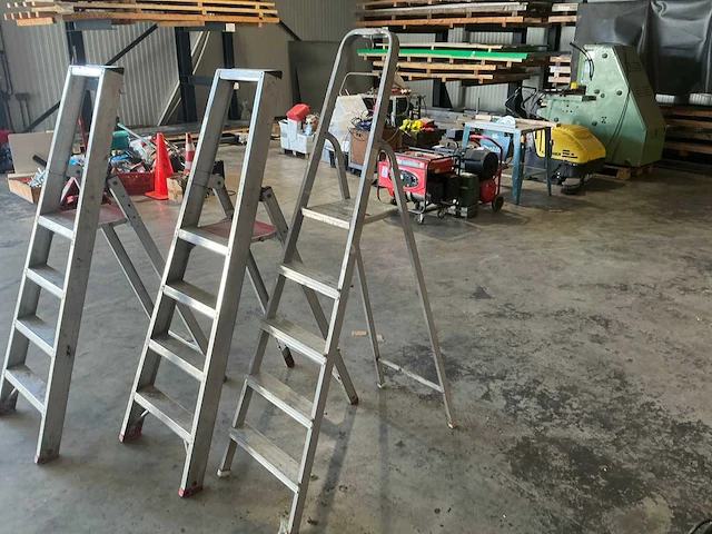 Aluminium uitzettrap (3x) - afbeelding 3 van  4