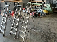 Aluminium uitzettrap (3x) - afbeelding 3 van  4