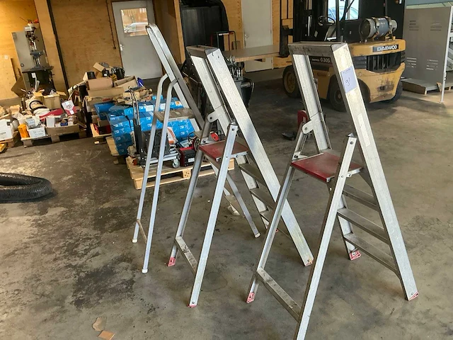 Aluminium uitzettrap (3x) - afbeelding 4 van  4