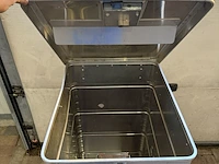Aluminium veiligheidscontainer, zarges, zilvergrijs, met scharnierdeksel | slot defect - afbeelding 5 van  6