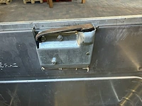 Aluminium veiligheidscontainer, zarges, zilvergrijs, met scharnierdeksel | slot defect - afbeelding 6 van  6