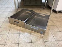 Aluminium voorraadbakken (2x) - afbeelding 1 van  5