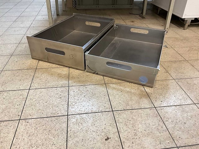 Aluminium voorraadbakken (2x) - afbeelding 2 van  5