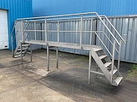 Aluminium werk-/onderhoudstrap - afbeelding 1 van  6