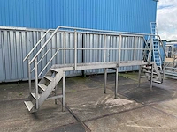 Aluminium werk-/onderhoudstrap - afbeelding 2 van  6