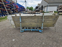 Aluminium zijpanelen oplegger