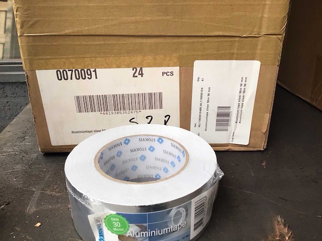 Aluminiumtape 50m 50mm - afbeelding 1 van  2