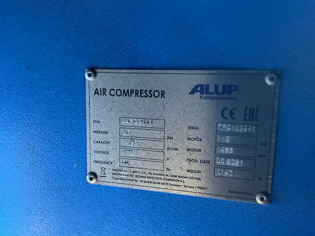 Alup - 2021 - largo 111 - luchtcompressor - afbeelding 9 van  15