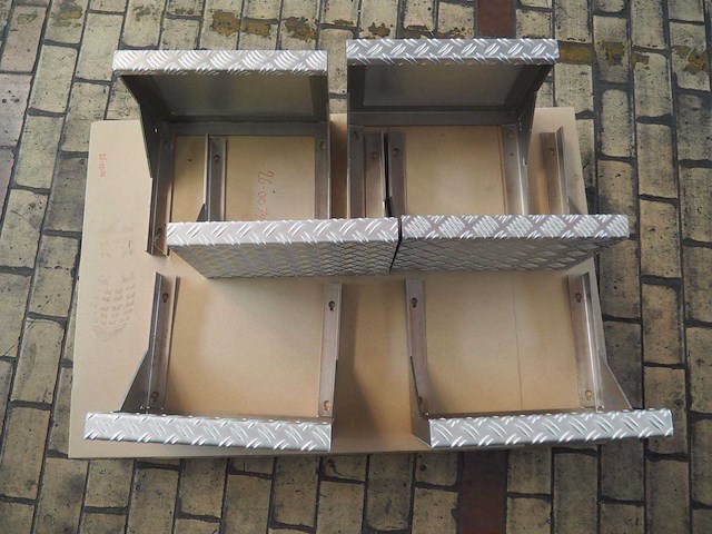 Alu/rvs opstap (6x) - afbeelding 3 van  6