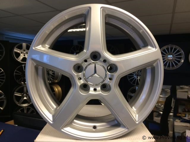 Alutec b mercedes aluminium velgenset - 5x112 6j et46 - afbeelding 1 van  2