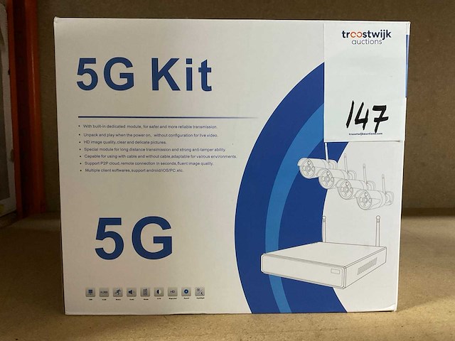 Alveru beveiligingscamera 5g kit - afbeelding 1 van  4