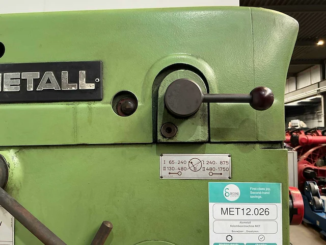 Alzmetall - 1986 - ab35hst - kolomboormachine - afbeelding 5 van  14