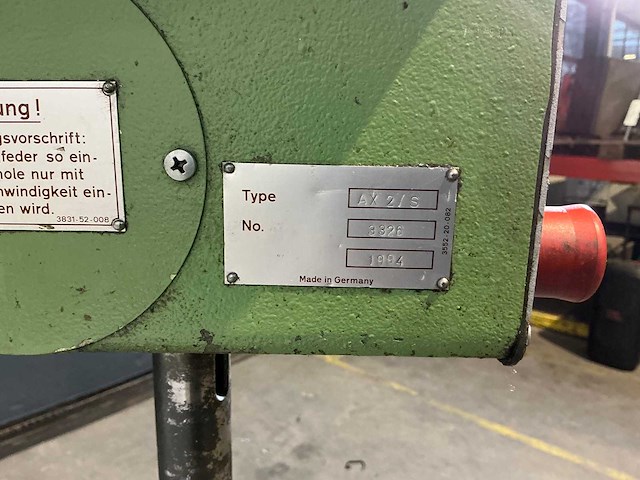 Alzmetall - ax 2/s - pillar drilling machine - 1994 - afbeelding 2 van  8
