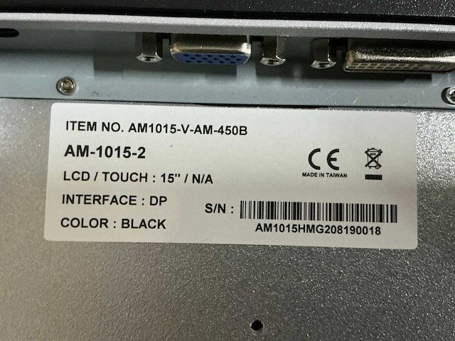 Am-1071-1 17” touchscreen kassascherm (2x) - afbeelding 4 van  6