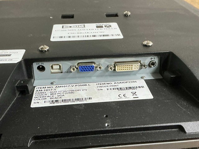 Am-1071-1 17” touchscreen kassascherm (8x) - afbeelding 3 van  5
