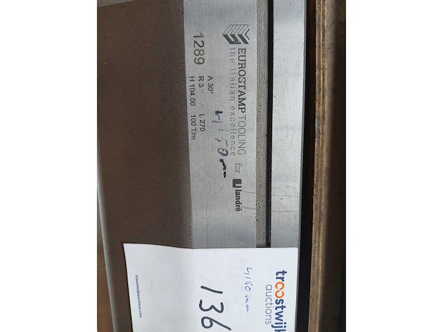 Amada - eurostamp 1289 - kantbank gereedschap - afbeelding 3 van  3