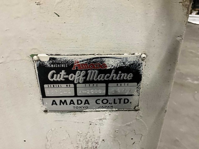 Amada h-250sa metaal bandzaagmachine - afbeelding 3 van  11